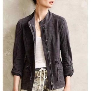 Anthropologie Saturday Sunday Utility Jacket Size Large Gray
